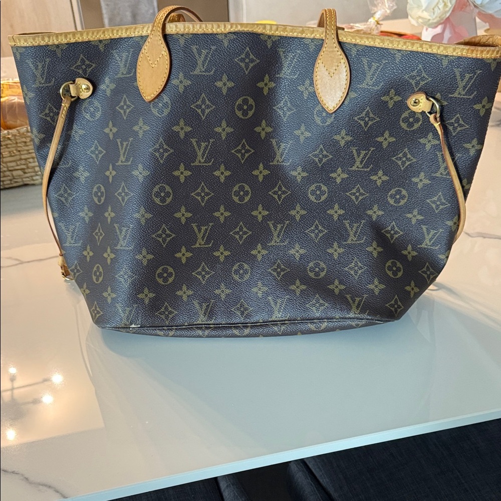 Louis Vuitton Blue Monogram Tote